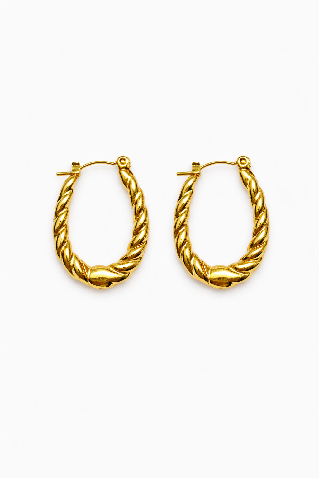 Aurelia Twist Hoops Earrings